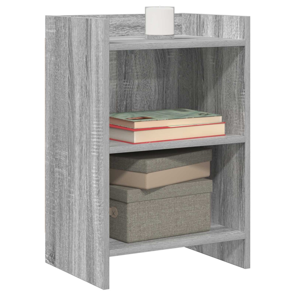 vidaXL Κομοδίνα Γκρι Sonoma 40 x 30 x 60 cm Επεξεργασμένο Ξύλο