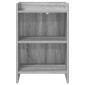 vidaXL Κομοδίνα Γκρι Sonoma 40 x 30 x 60 cm Επεξεργασμένο Ξύλο