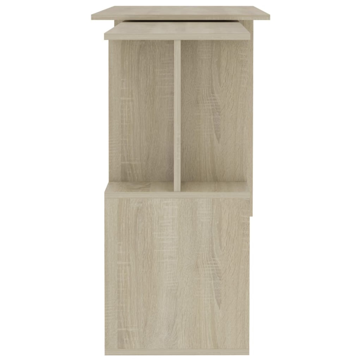 vidaXL Γραφείο Γωνιακό Sonoma Δρυς 200 x 50 x 76 εκ. από Μοριοσανίδα