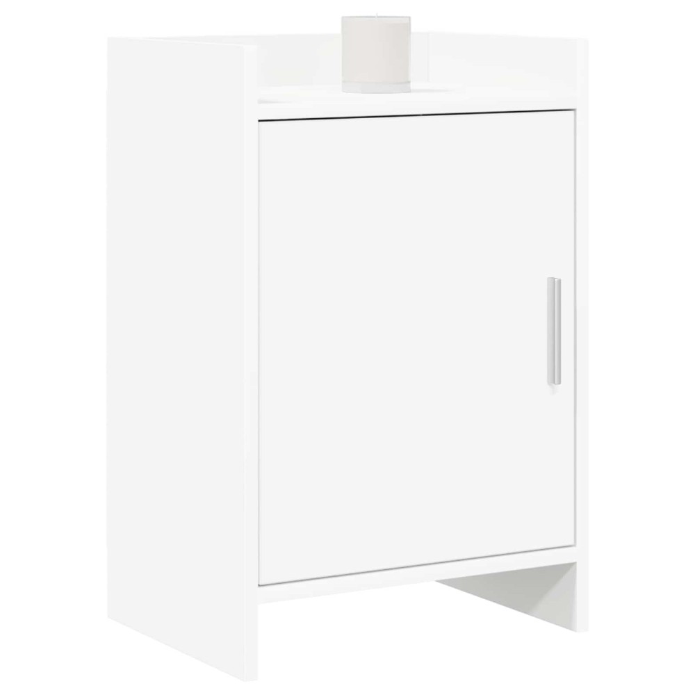 vidaXL Κομοδίνα Λευκό 40 x 30 x 60 cm Επεξεργασμένο Ξύλο