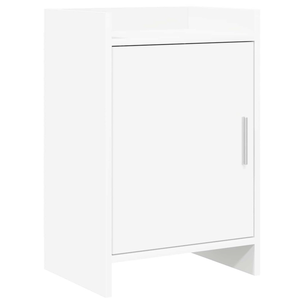 vidaXL Κομοδίνα Λευκό 40 x 30 x 60 cm Επεξεργασμένο Ξύλο