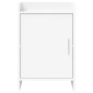 vidaXL Κομοδίνα Λευκό 40 x 30 x 60 cm Επεξεργασμένο Ξύλο