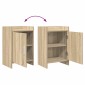 vidaXL Κομοδίνα 2 τμχ. Sonoma Δρυς 40 x 30 x 60 cm Επεξεργασμένο Ξύλο