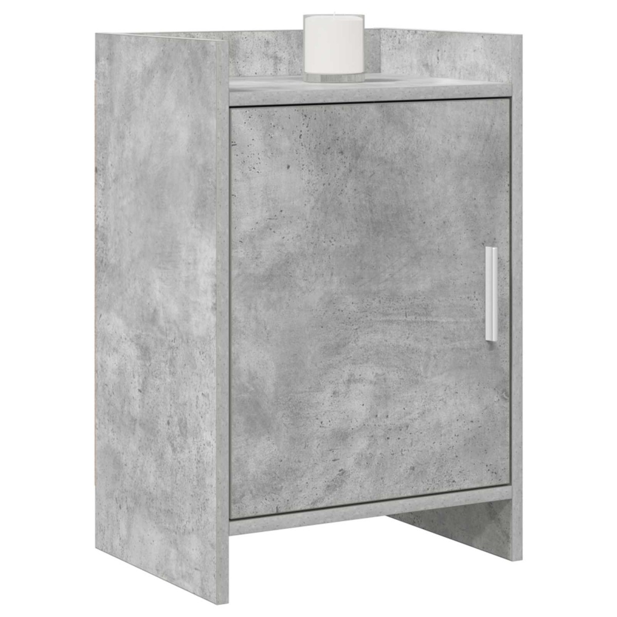 vidaXL Κομοδίνα Γκρι Σκυροδέματος 40 x 30 x 60 cm Επεξεργασμένο Ξύλο