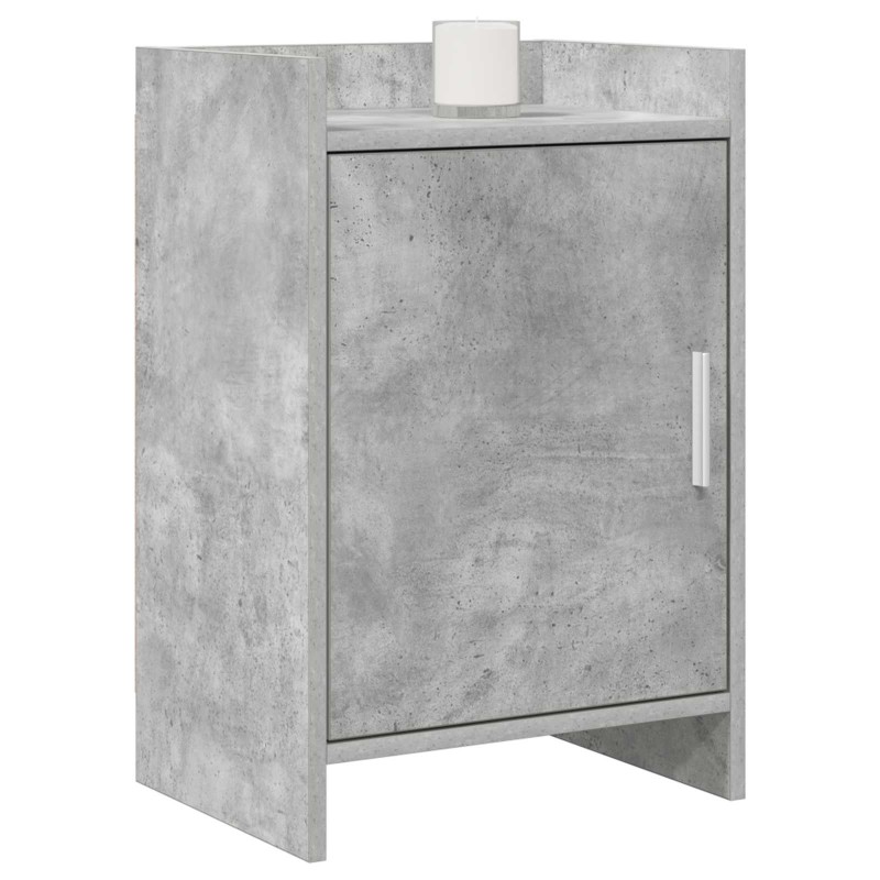 vidaXL Κομοδίνα Γκρι Σκυροδέματος 40 x 30 x 60 cm Επεξεργασμένο Ξύλο