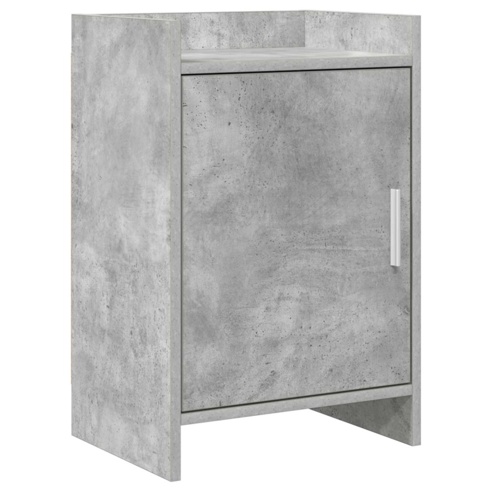 vidaXL Κομοδίνα Γκρι Σκυροδέματος 40 x 30 x 60 cm Επεξεργασμένο Ξύλο
