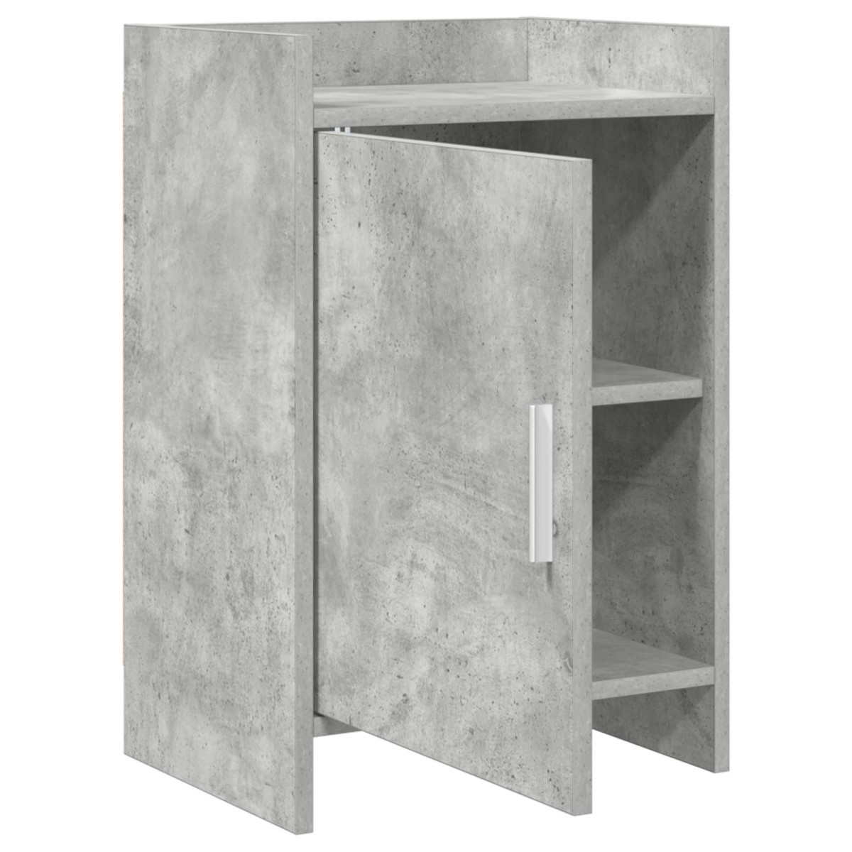 vidaXL Κομοδίνα Γκρι Σκυροδέματος 40 x 30 x 60 cm Επεξεργασμένο Ξύλο