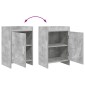 vidaXL Κομοδίνα Γκρι Σκυροδέματος 40 x 30 x 60 cm Επεξεργασμένο Ξύλο