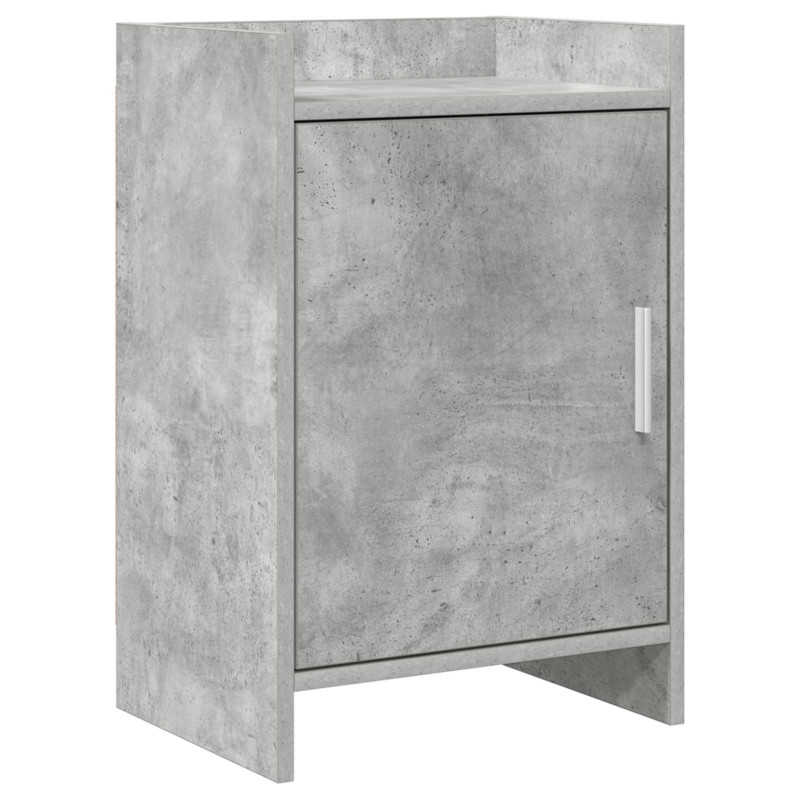 vidaXL Κομοδίνα Γκρι Σκυροδέματος 40 x 30 x 60 cm Επεξεργασμένο Ξύλο
