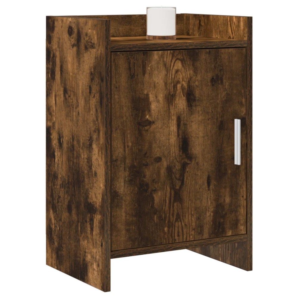 vidaXL Κομοδίνα 2 τμχ. Καπνισμένο Ξύλο Δρυός 40 x 30 x 60 cm