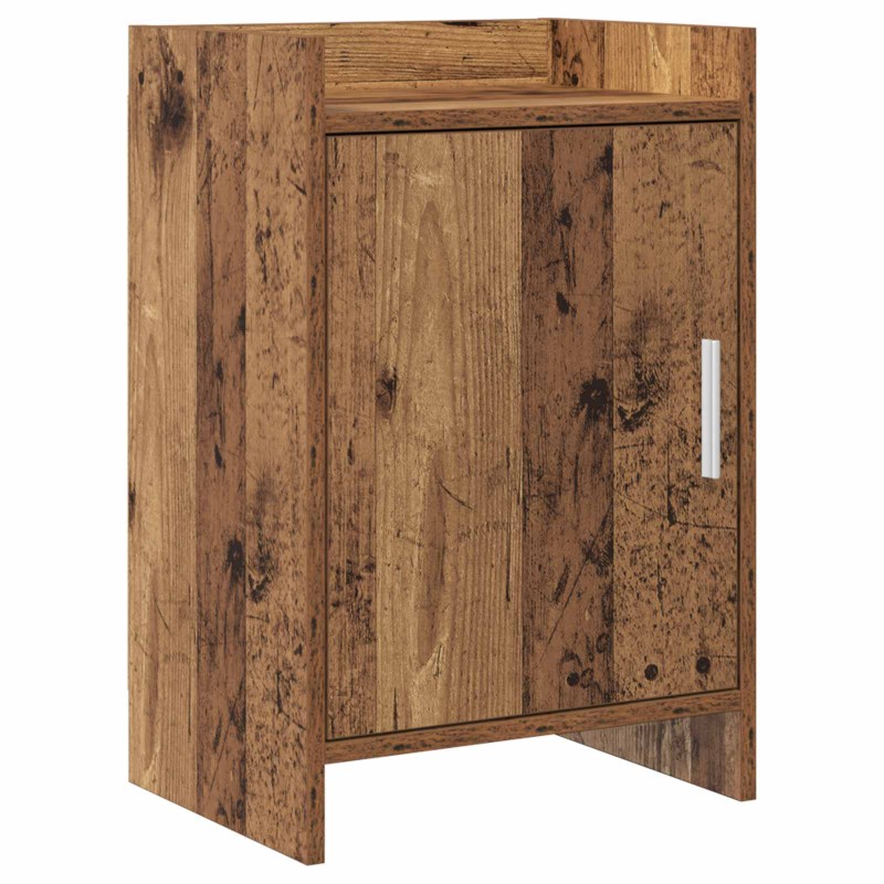 vidaXL Κομοδίνα Παλαιωμένο ξύλο 40 x 30 x 60 cm Επεξεργασμένο Ξύλο