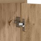 vidaXL Κομοδίνα 2 τμχ. Artisan Δρυς 40 x 30 x 60 cm Επεξεργασμένο Ξύλο