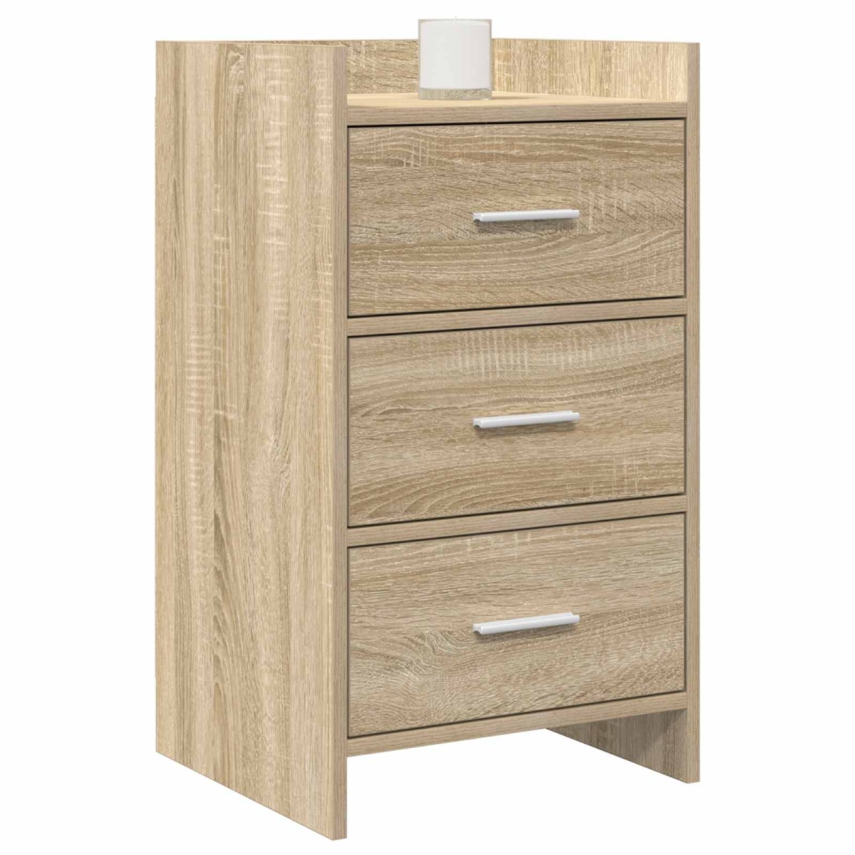vidaXL Κομοδίνα Sonoma Δρυς 40 x 36 x 70 εκ. Επεξεργασμένο Ξύλο