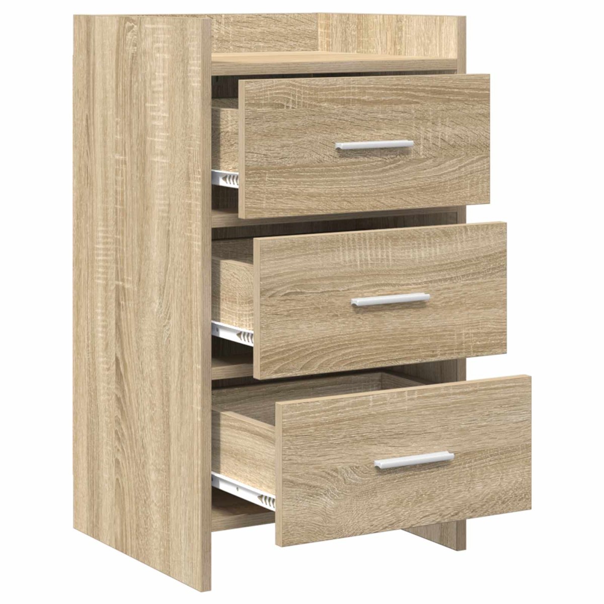 vidaXL Κομοδίνα Sonoma Δρυς 40 x 36 x 70 εκ. Επεξεργασμένο Ξύλο