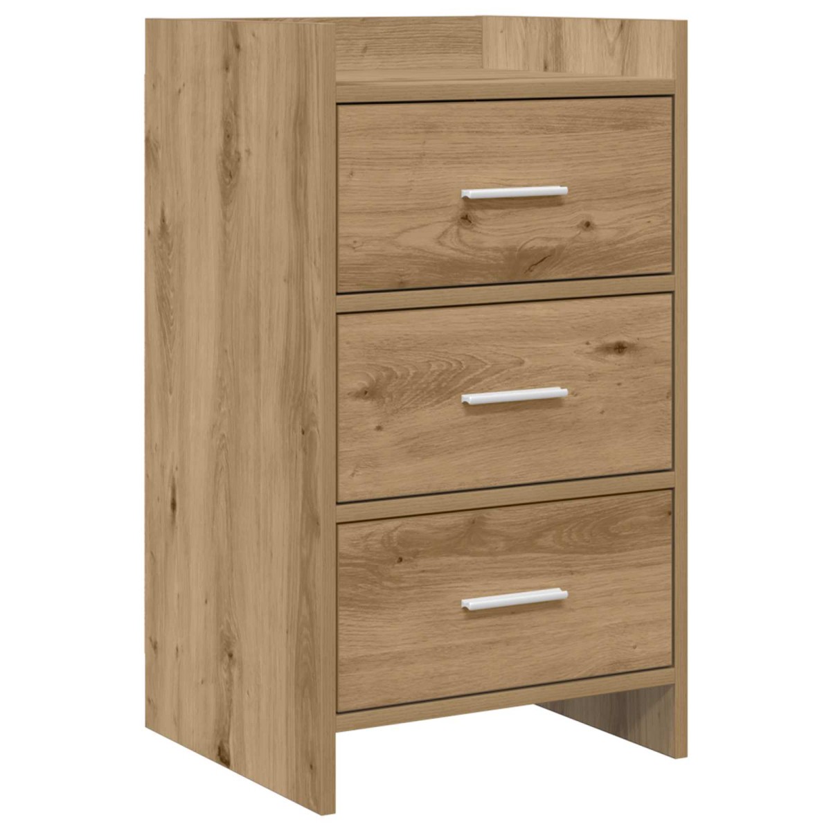 vidaXL Κομοδίνα Artisan Δρυς 40 x 36 x 70 εκ. Επεξεργασμένο Ξύλο