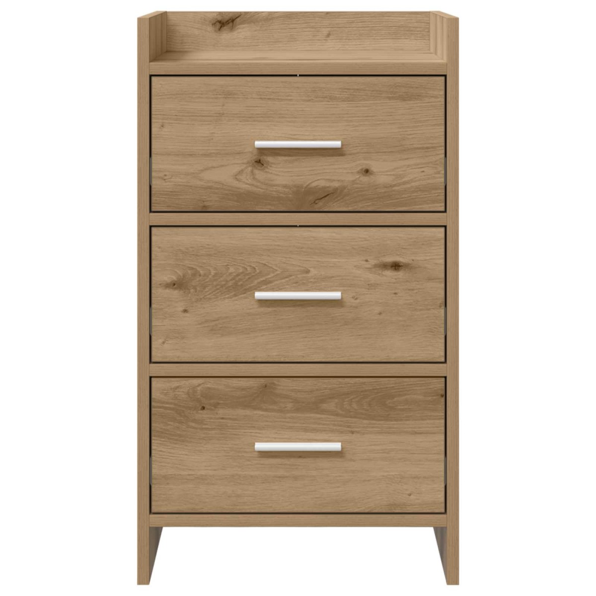 vidaXL Κομοδίνα Artisan Δρυς 40 x 36 x 70 εκ. Επεξεργασμένο Ξύλο