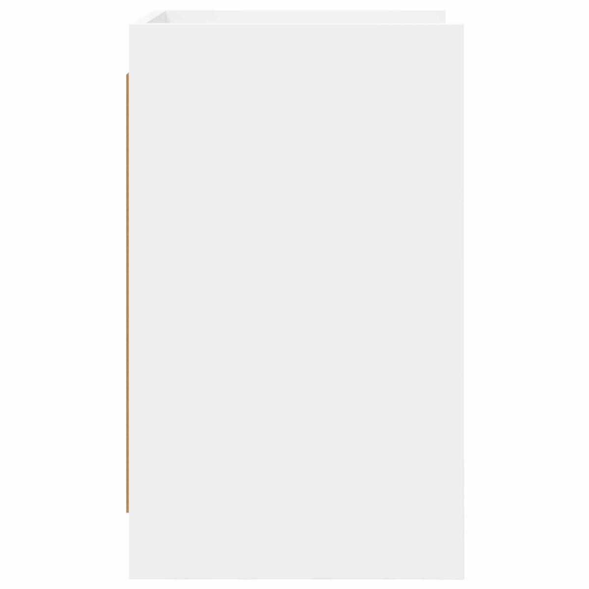 vidaXL Κομοδίνα Λευκό 40 x 36 x 60 εκ Επεξεργασμένο Ξύλο