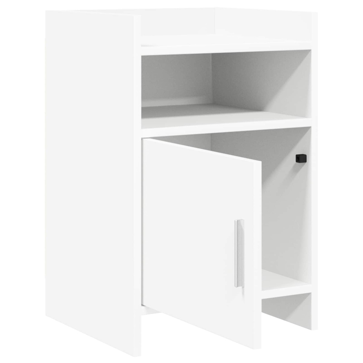 vidaXL Κομοδίνα 2 τμχ. Λευκό 40 x 36 x 60 εκ Επεξεργασμένο Ξύλο