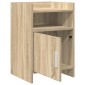 vidaXL Κομοδίνα Sonoma Δρυς 40 x 36 x 60 εκ Επεξεργασμένο Ξύλο