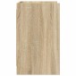 vidaXL Κομοδίνα Sonoma Δρυς 40 x 36 x 60 εκ Επεξεργασμένο Ξύλο