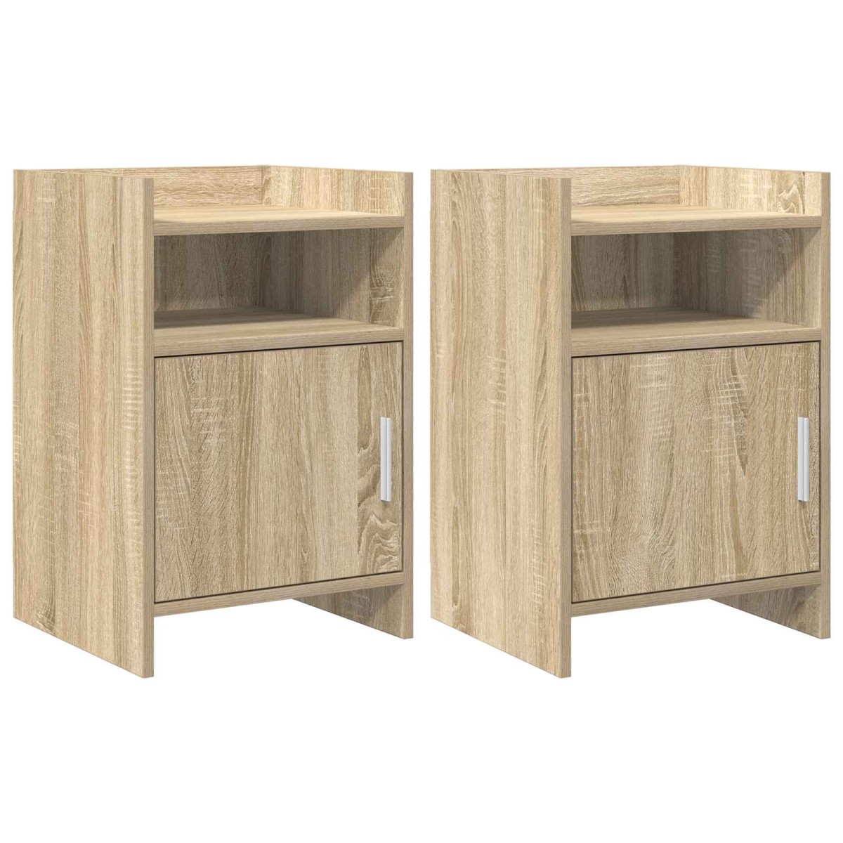 vidaXL Κομοδίνα 2 τμχ. Sonoma Δρυς 40 x 36 x 60 εκ Επεξεργασμένο Ξύλο