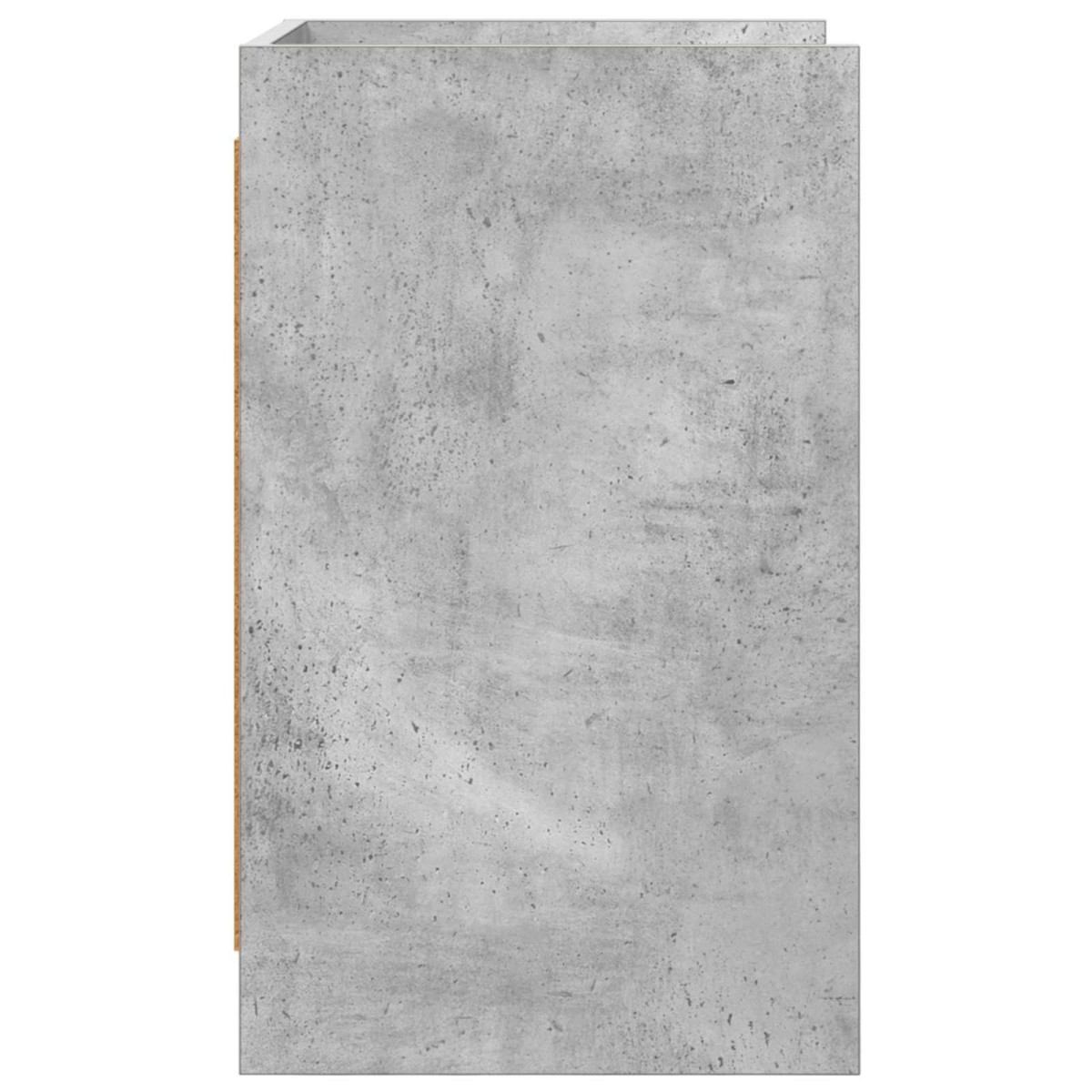 vidaXL Κομοδίνα Γκρι Σκυροδέματος 40 x 36 x 60 εκ Επεξεργασμένο Ξύλο
