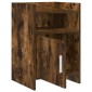 vidaXL Κομοδίνα Καπνισμένο Ξύλο Δρυός 40 x 36 x 60 εκ