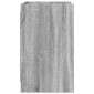 vidaXL Κομοδίνα Γκρι Sonoma 40 x 36 x 60 εκ Επεξεργασμένο Ξύλο