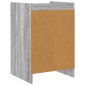 vidaXL Κομοδίνα Γκρι Sonoma 40 x 36 x 60 εκ Επεξεργασμένο Ξύλο