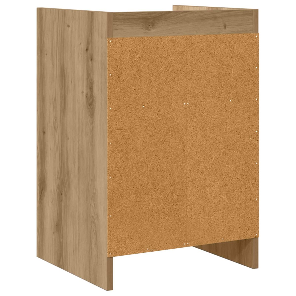vidaXL Κομοδίνα Artisan Δρυς 40 x 36 x 60 εκ Επεξεργασμένο Ξύλο