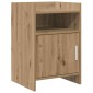 vidaXL Κομοδίνα Artisan Δρυς 40 x 36 x 60 εκ Επεξεργασμένο Ξύλο