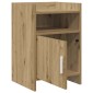 vidaXL Κομοδίνα 2 τμχ. Artisan Δρυς 40 x 36 x 60 εκ Επεξεργασμένο Ξύλο
