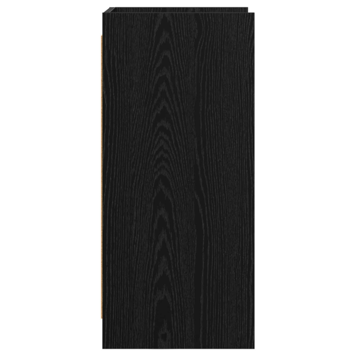 vidaXL Πλαϊνό γραφείο Μαύρη Δρυς 40 x 36 x 80 εκ Επεξεργασμένο Ξύλο