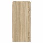 vidaXL Πλαϊνό γραφείο Sonoma Δρυς 40 x 36 x 80 εκ Επεξεργασμένο Ξύλο