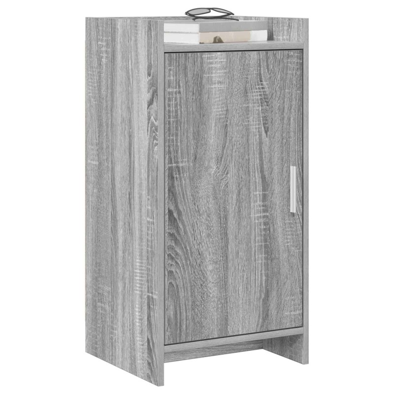 vidaXL Πλαϊνό γραφείο Γκρι Sonoma 40 x 36 x 80 εκ Επεξεργασμένο Ξύλο