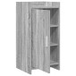 vidaXL Πλαϊνό γραφείο Γκρι Sonoma 40 x 36 x 80 εκ Επεξεργασμένο Ξύλο