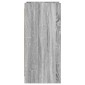vidaXL Πλαϊνό γραφείο Γκρι Sonoma 40 x 36 x 80 εκ Επεξεργασμένο Ξύλο
