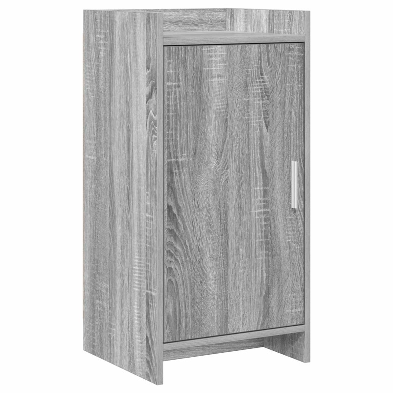 vidaXL Πλαϊνό γραφείο Γκρι Sonoma 40 x 36 x 80 εκ Επεξεργασμένο Ξύλο