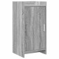 vidaXL Πλαϊνό γραφείο Γκρι Sonoma 40 x 36 x 80 εκ Επεξεργασμένο Ξύλο
