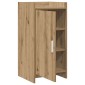 vidaXL Πλαϊνό γραφείο Artisan Δρυς 40 x 36 x 80 εκ Επεξεργασμένο Ξύλο