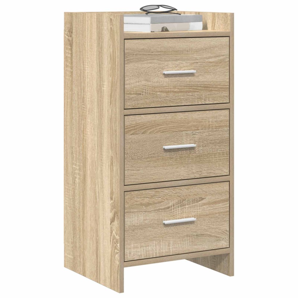 vidaXL Πλαϊνό γραφείο Sonoma Δρυς 40 x 36 x 80 εκ Επεξεργασμένο Ξύλο