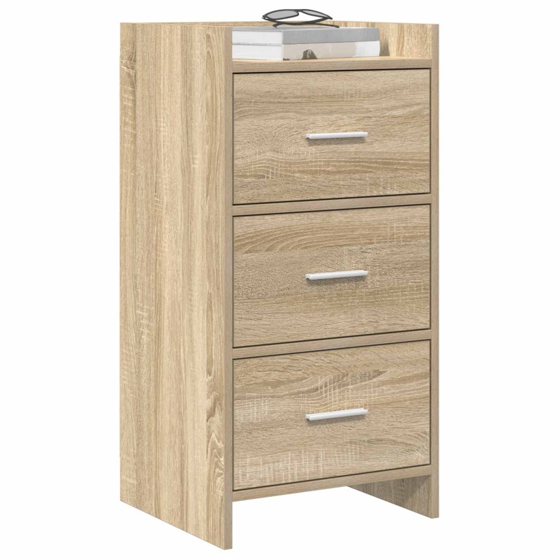 vidaXL Πλαϊνό γραφείο Sonoma Δρυς 40 x 36 x 80 εκ Επεξεργασμένο Ξύλο