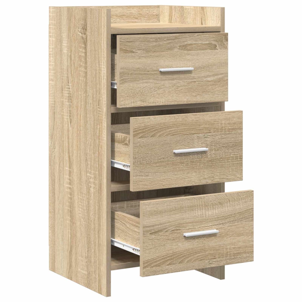 vidaXL Πλαϊνό γραφείο Sonoma Δρυς 40 x 36 x 80 εκ Επεξεργασμένο Ξύλο