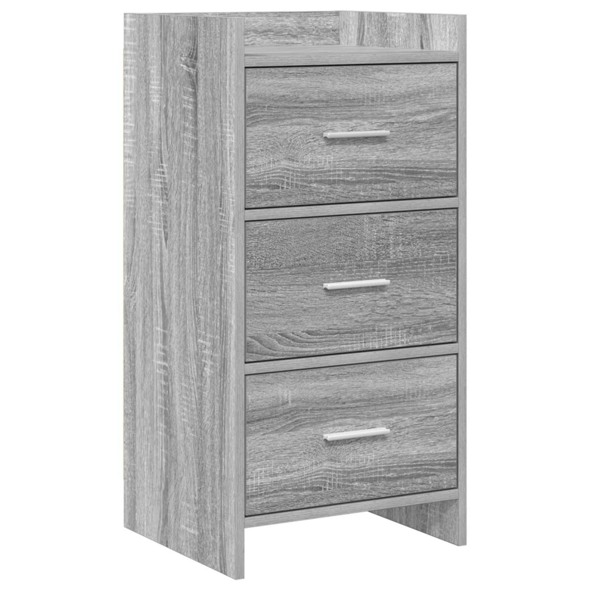 vidaXL Πλαϊνό γραφείο Γκρι Sonoma 40 x 36 x 80 εκ Επεξεργασμένο Ξύλο