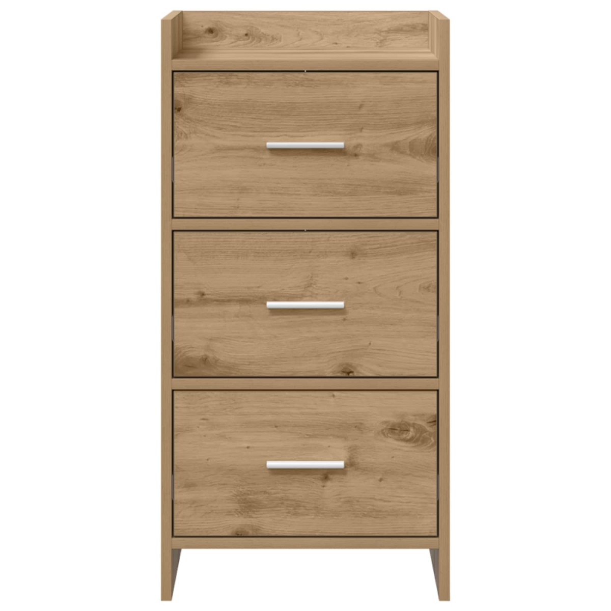 vidaXL Πλαϊνό γραφείο Artisan Δρυς 40 x 36 x 80 εκ Επεξεργασμένο Ξύλο