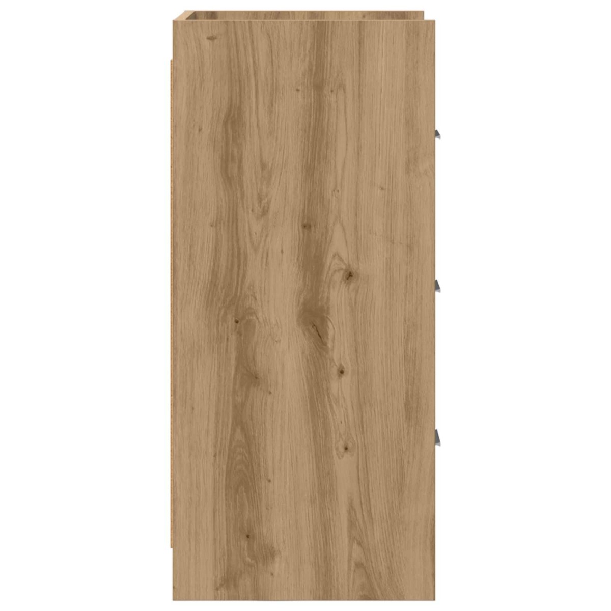 vidaXL Πλαϊνό γραφείο Artisan Δρυς 40 x 36 x 80 εκ Επεξεργασμένο Ξύλο