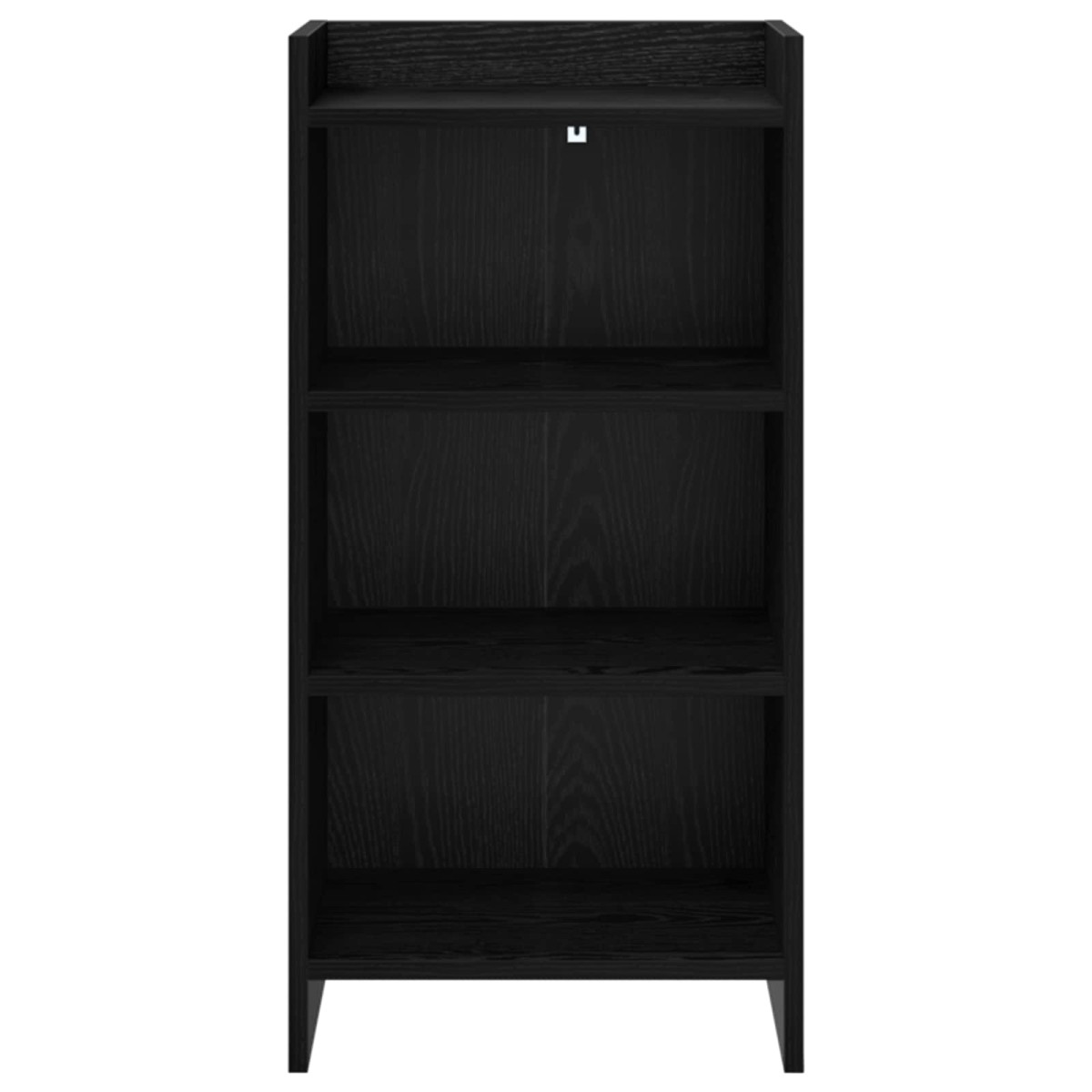 vidaXL Πλαϊνό γραφείο Μαύρη Δρυς 40 x 36 x 80 εκ Επεξεργασμένο Ξύλο