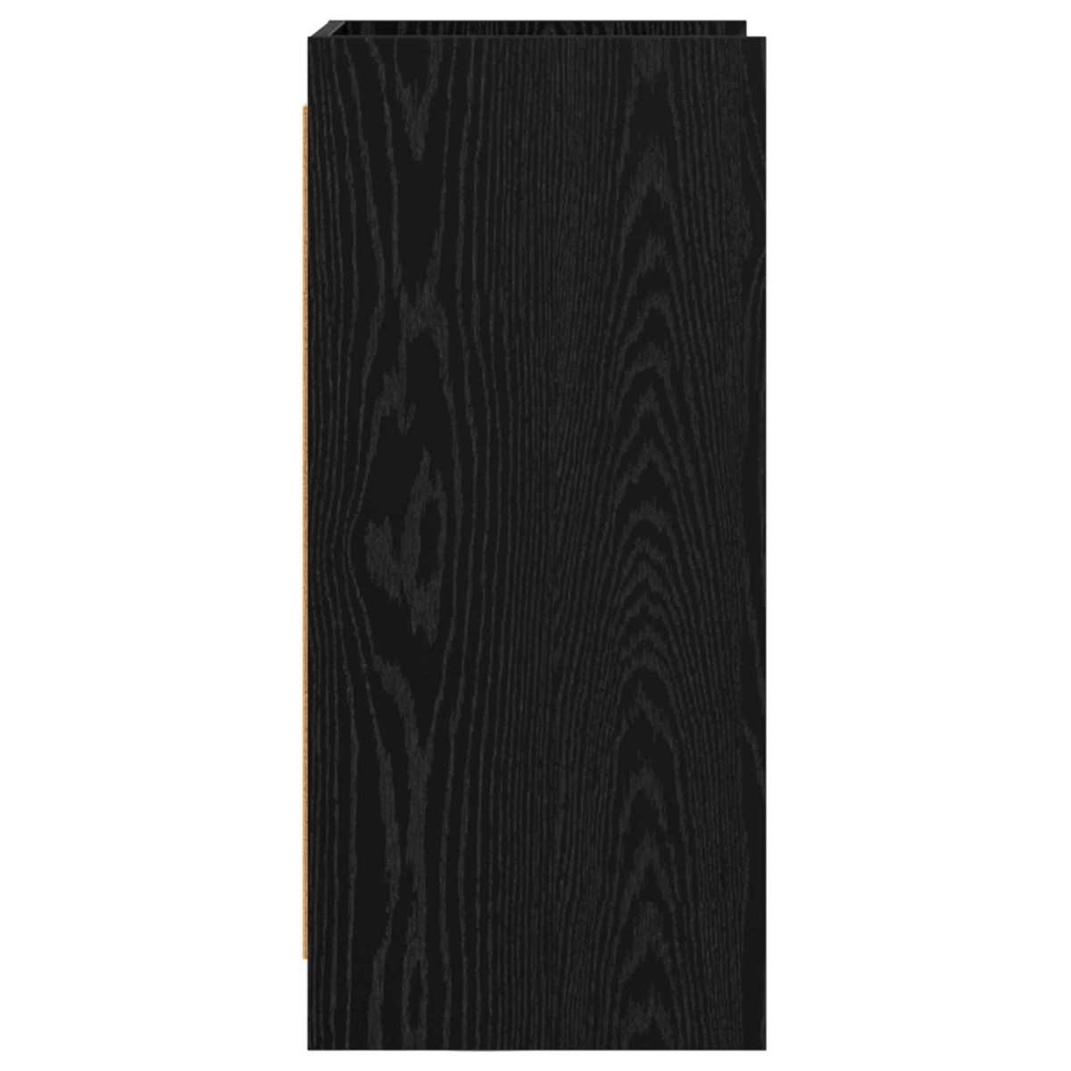 vidaXL Πλαϊνό γραφείο Μαύρη Δρυς 40 x 36 x 80 εκ Επεξεργασμένο Ξύλο