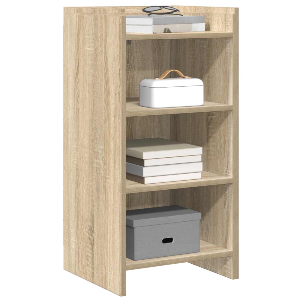 vidaXL Πλαϊνό γραφείο Sonoma Δρυς 40 x 36 x 80 εκ Επεξεργασμένο Ξύλο
