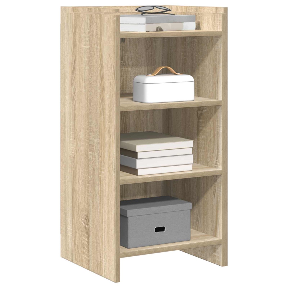 vidaXL Πλαϊνό γραφείο Sonoma Δρυς 40 x 36 x 80 εκ Επεξεργασμένο Ξύλο
